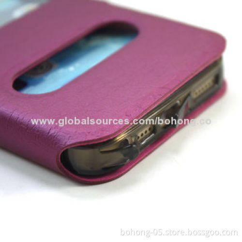 PU and PC case for iPhone 5s, different color is available